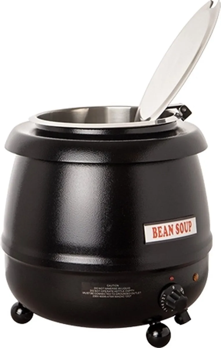 HENDI Bistro Soepketel 10L - 400W - Zwart