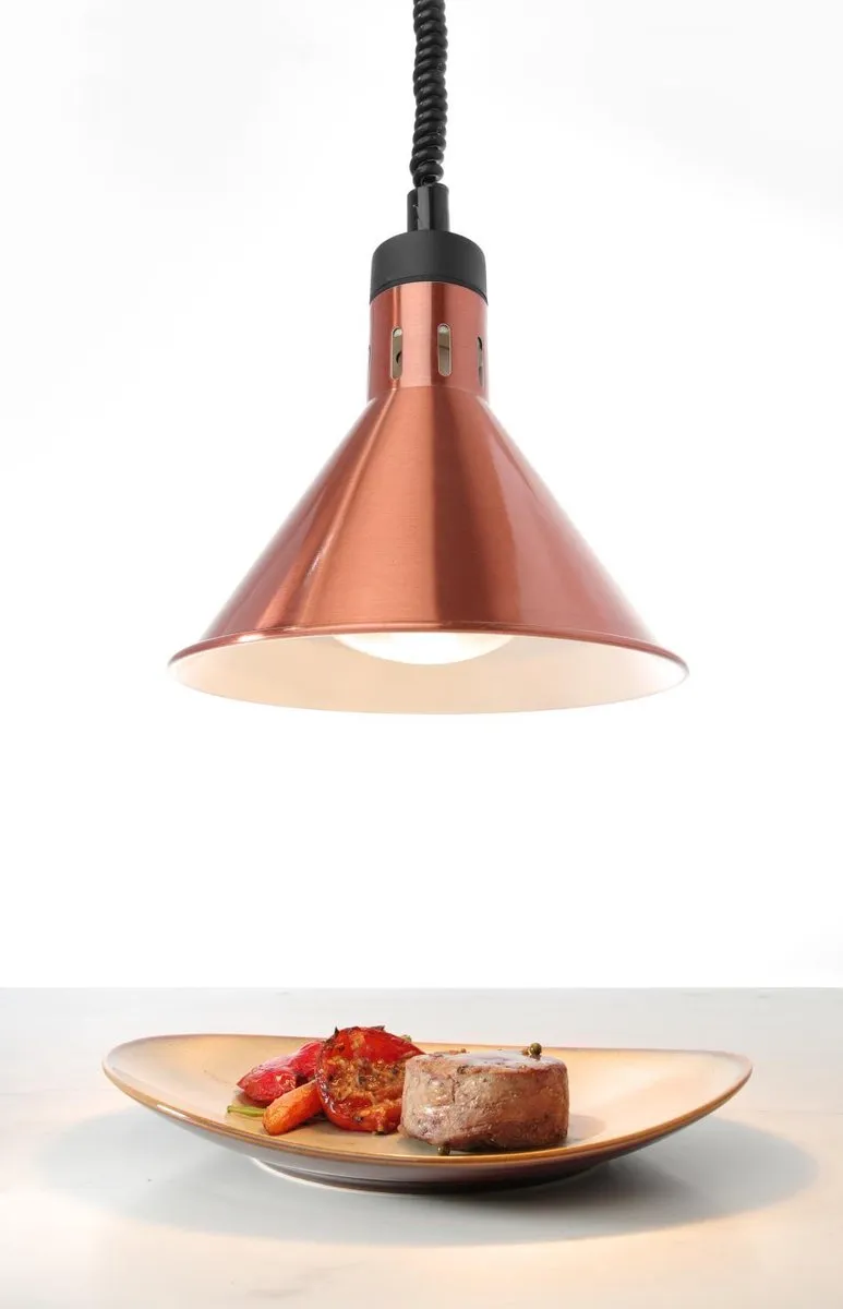 HENDI Verstelbare Warmlamp 250W - Koper