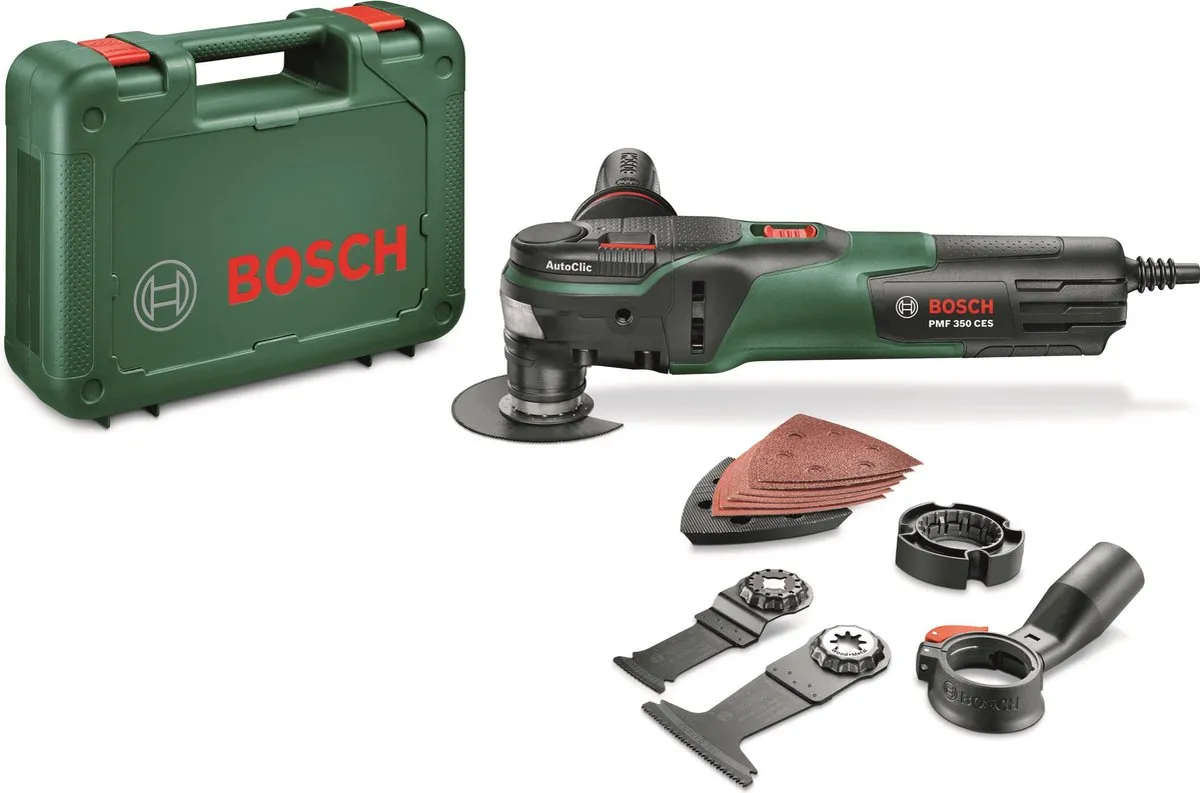Bosch PMF 350 CES Multitool - 350W - 11 Accessoires
