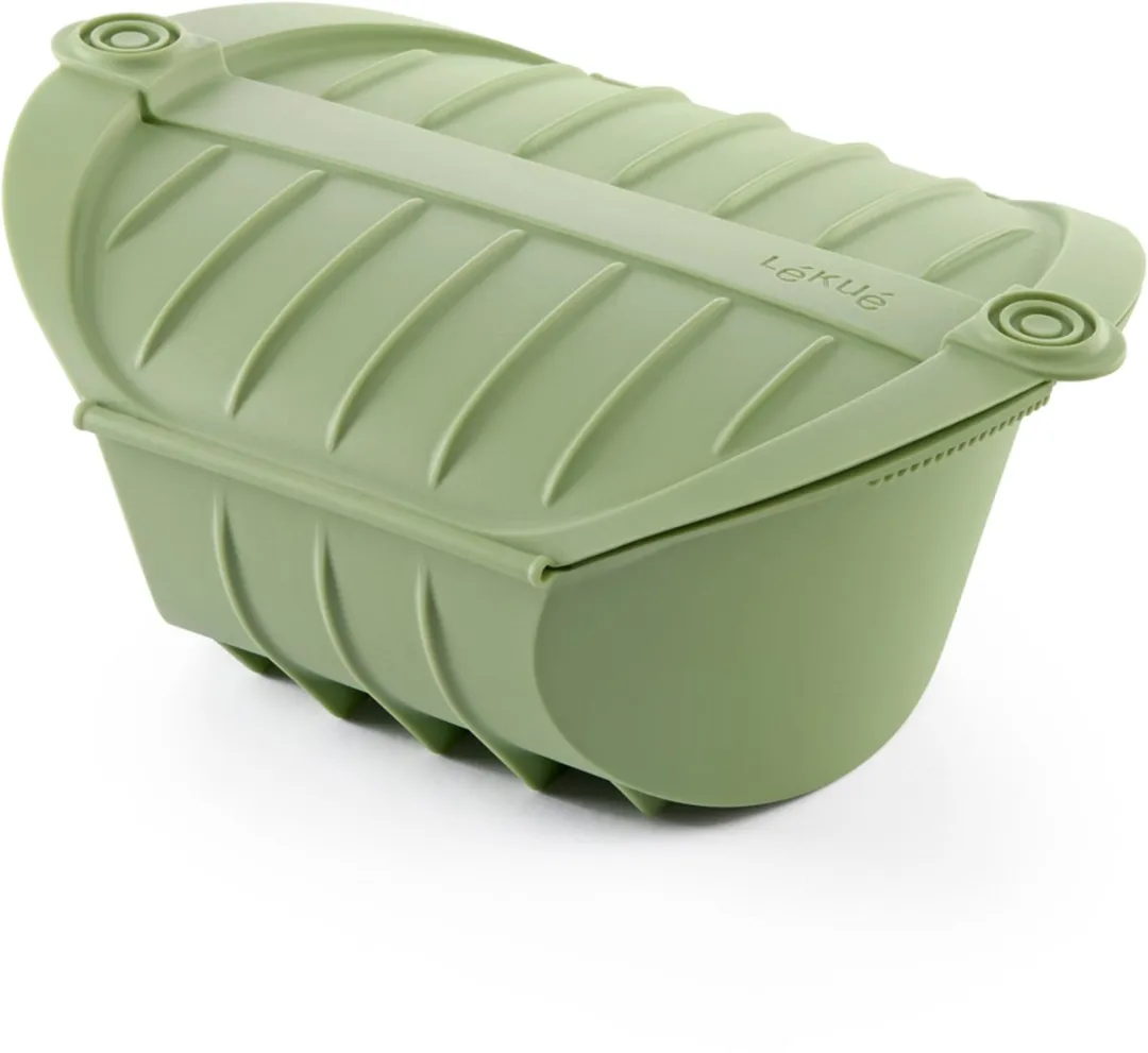 Lékué Stoomkoker - Hoog - geschikt voor 4 personen - Green