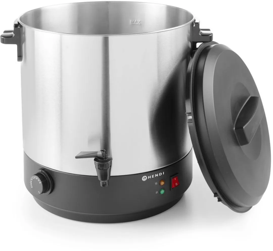 HENDI Warme Drankenketel 25L - 2500W - RVS