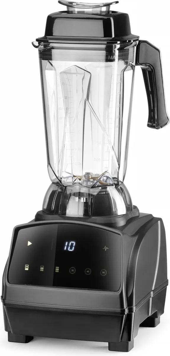 HENDI Digitale Bar Blender 2,5L - 3 Snelheden - Zwart