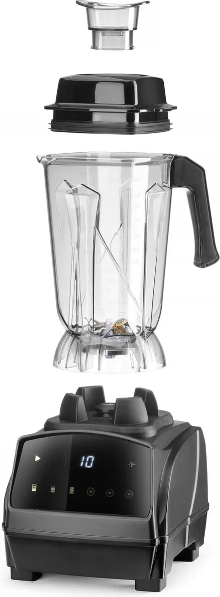 HENDI Digitale Bar Blender 2,5L - 3 Snelheden - Zwart