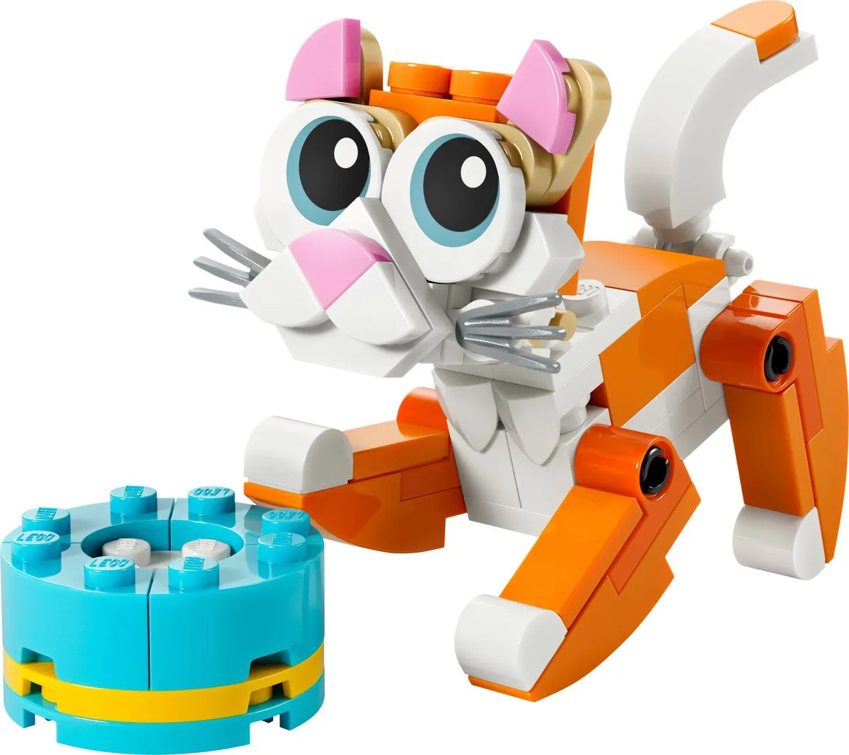 LEGO Creator Oranje Kat 30714 - 79 Stukken