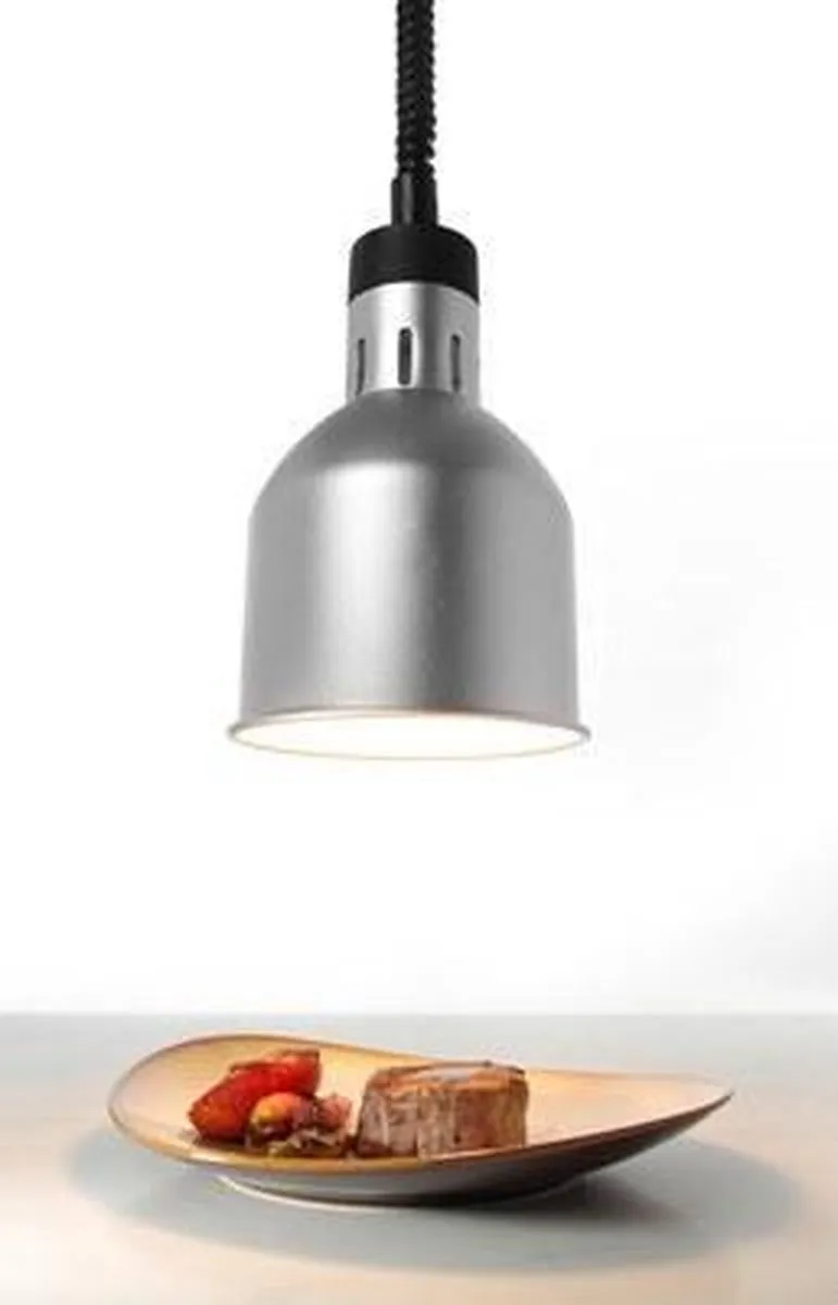 HENDI 273883 Verstelbare Warmtelamp - 250W - Zilver