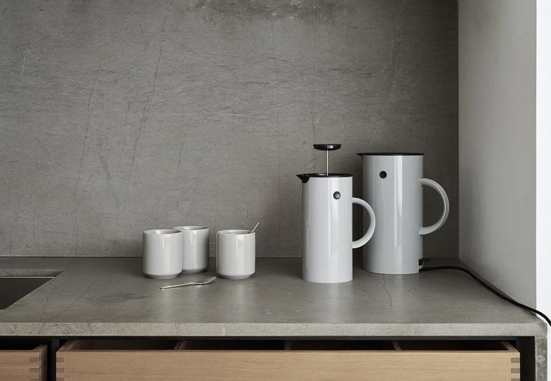 Stelton EM77 Waterkoker 1.5L - Lichtgrijs
