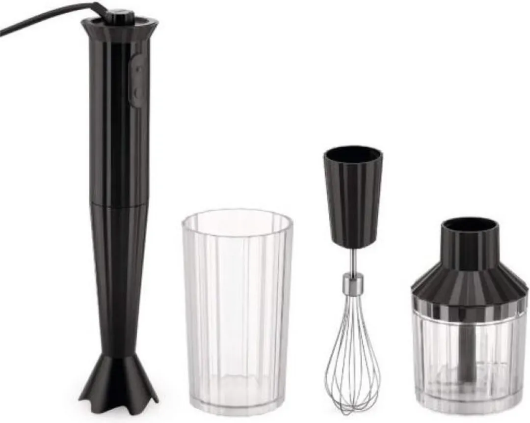 Alessi MDL10S B Staafmixer Set - 500W - 2 Snelheden - Zwart