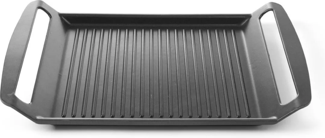 HENDI Grillplaat 629130 Gietaluminium - 390x260mm - Inductie/Oven