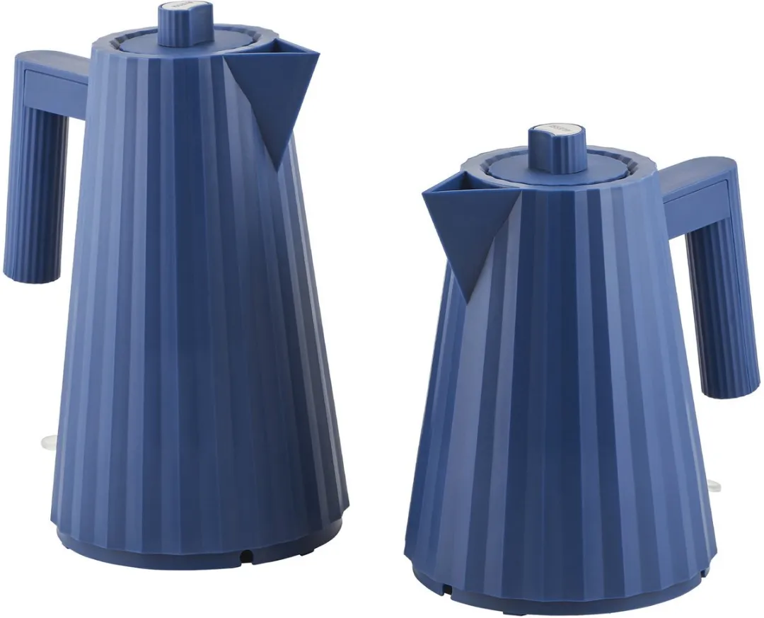 Alessi Plissé Waterkoker MDL06 - 1L - Blauw