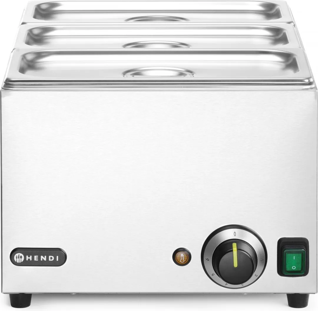 HENDI Ranger 238967 Bain-marie set - 3x GN 1/3 - 1000W - afbeelding 6 van 6