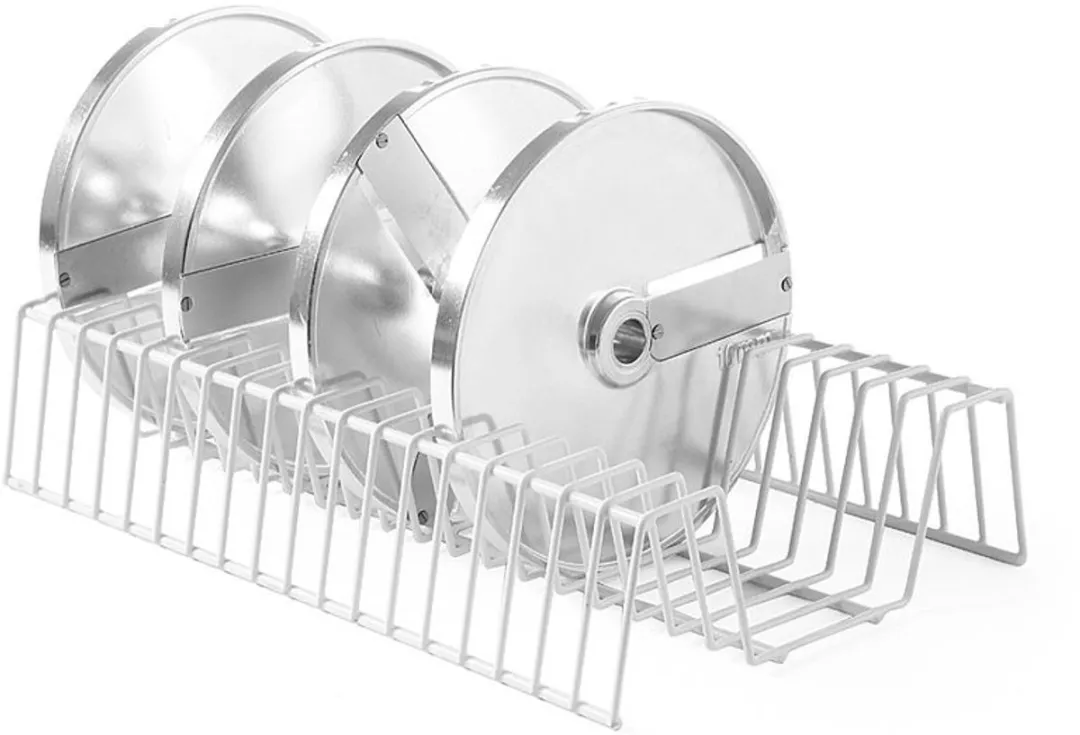 HENDI Rek voor 18 Groentesnijder Messen - 400x250x90mm