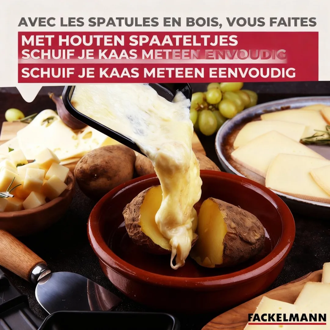 Fackelmann 8641650 Raclette Spatels - 6 Stuks Hout
