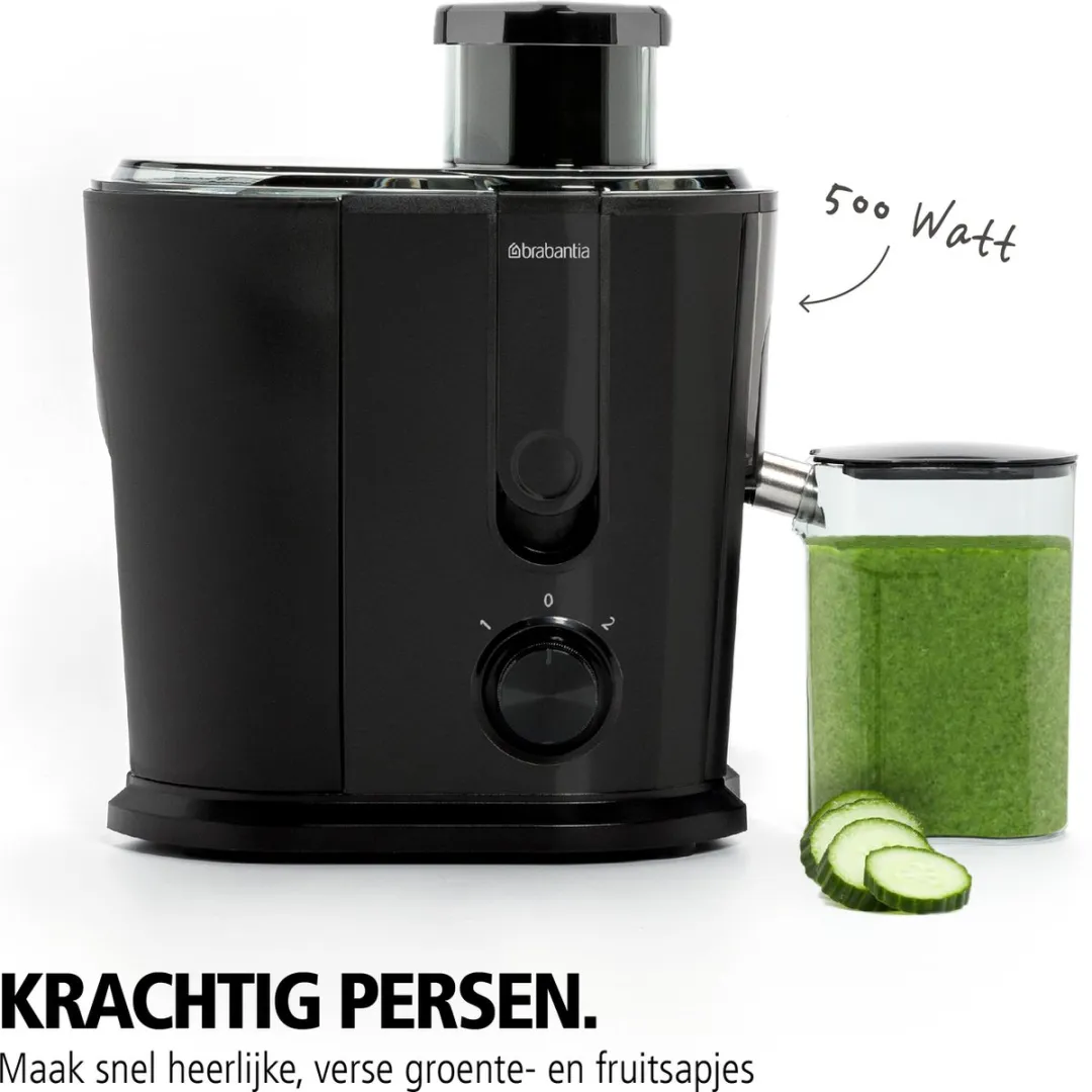Brabantia Sapcentrifuge BBEK1123BK - 500W - Mat Zwart