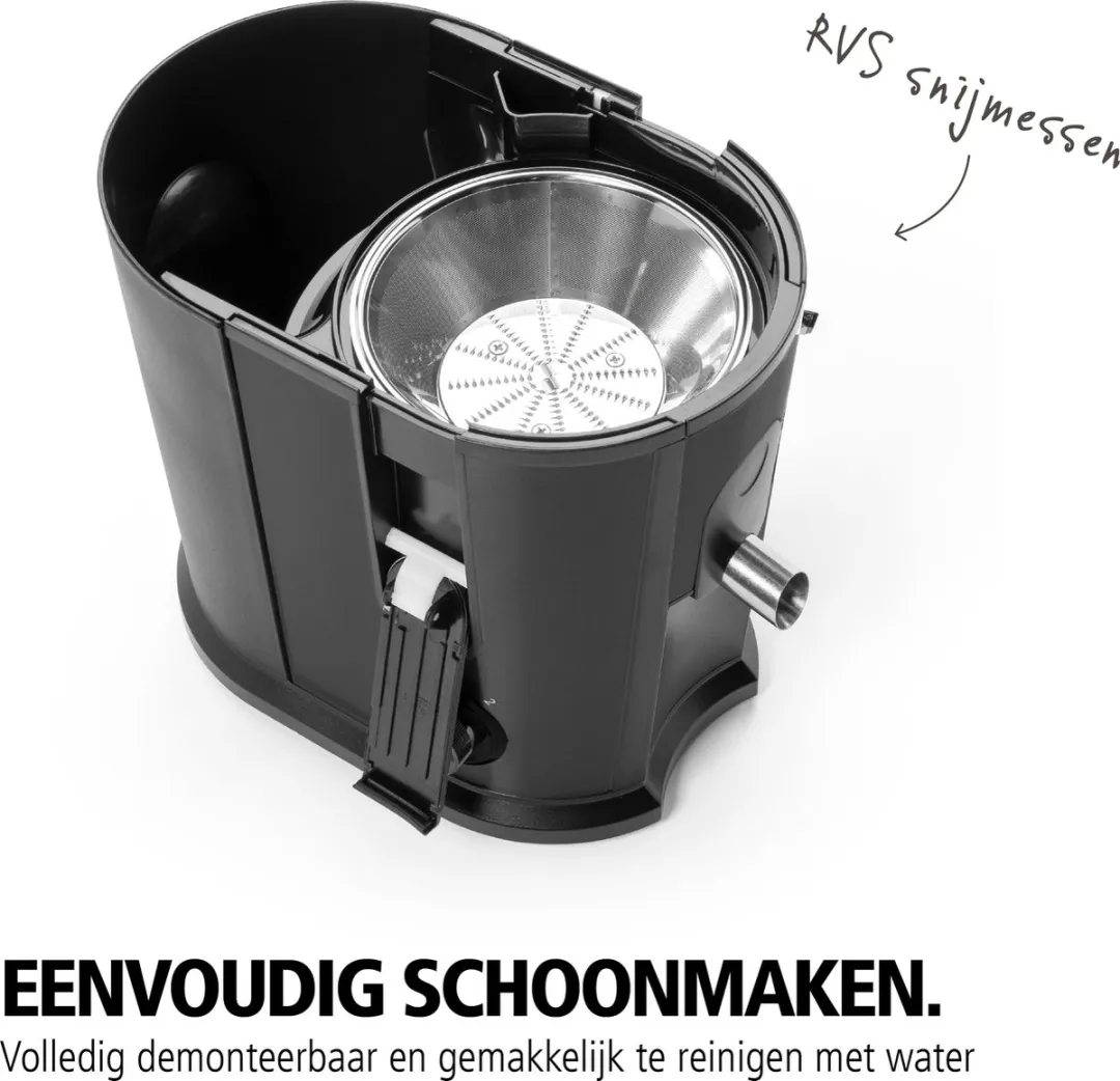 Brabantia Sapcentrifuge BBEK1123BK - 500W - Mat Zwart