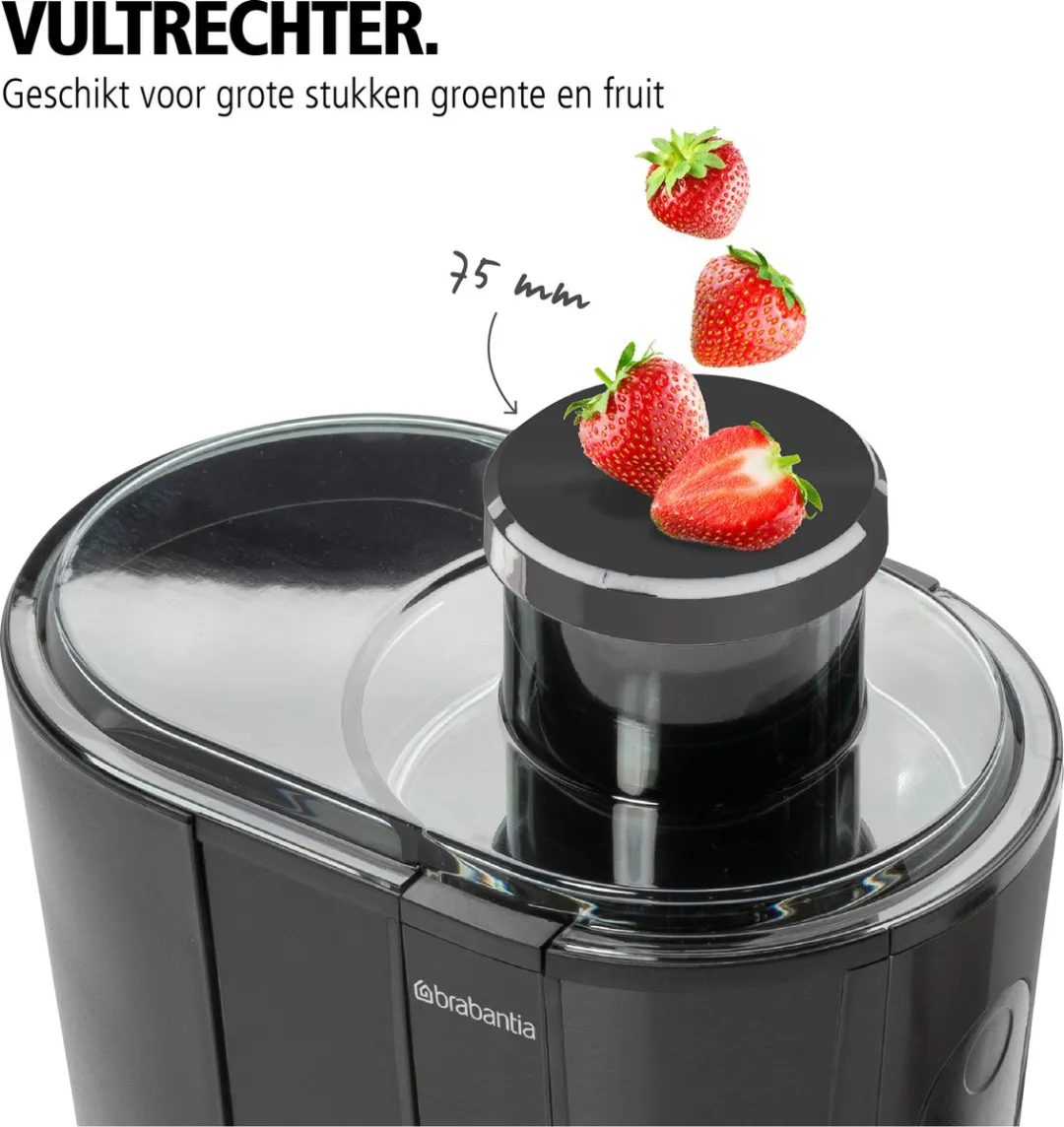 Brabantia Sapcentrifuge BBEK1123BK - 500W - Mat Zwart