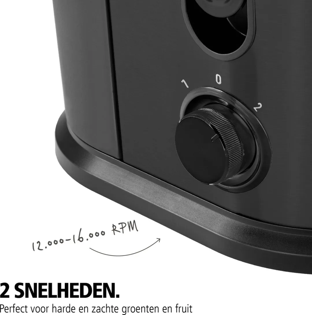 Brabantia Sapcentrifuge BBEK1123BK - 500W - Mat Zwart