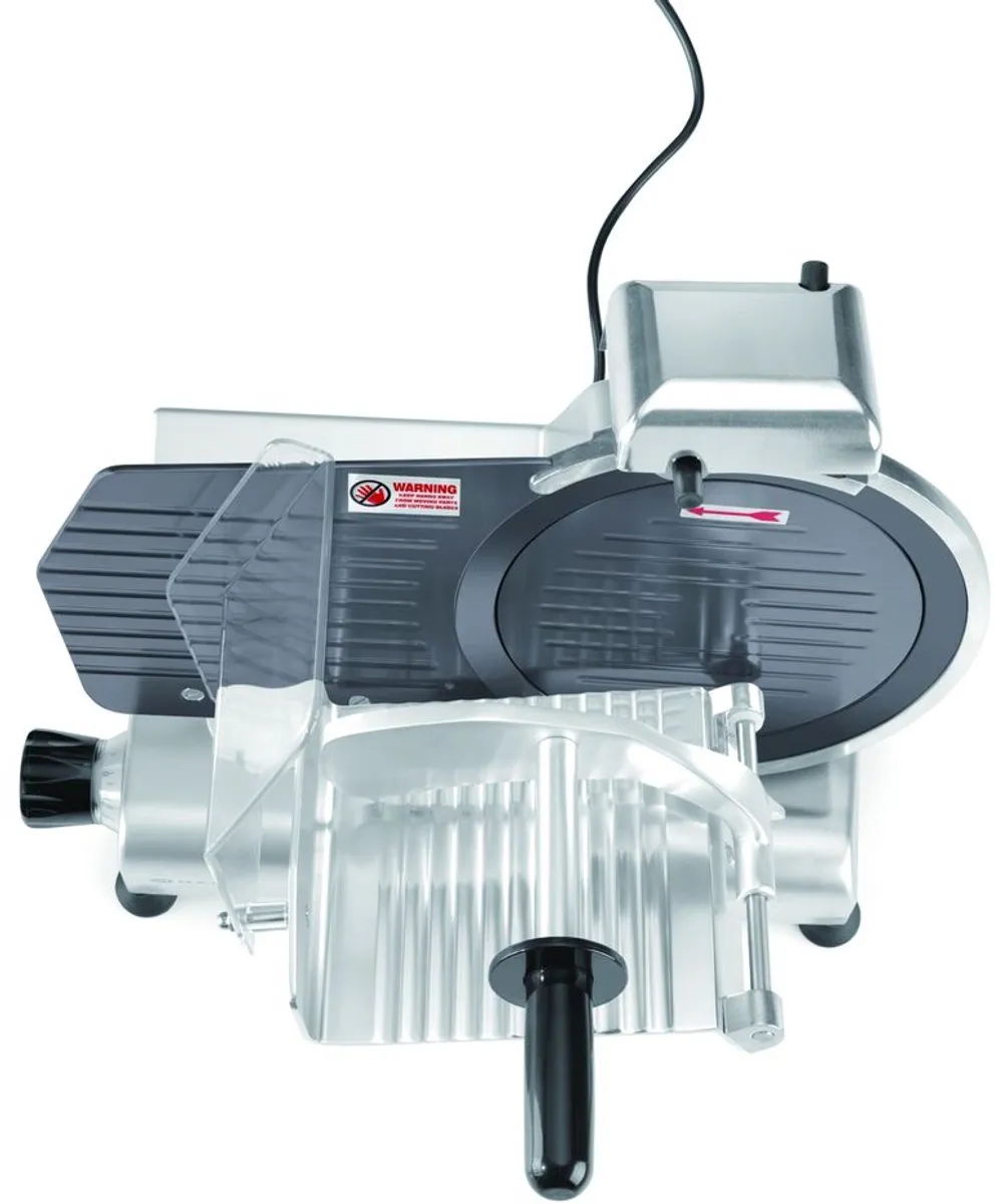 HENDI Keukenlijn 250 Snijmachine Vlees/Kaas - 150W - 25cm - Zilvergrijs
