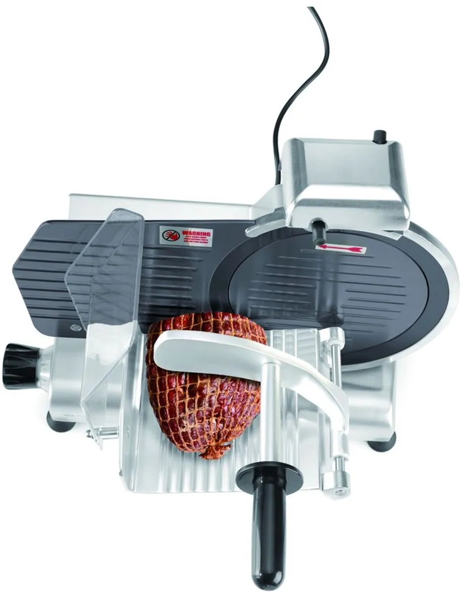 HENDI Keukenlijn 250 Snijmachine Vlees/Kaas - 150W - 25cm - Zilvergrijs - afbeelding 6 van 6