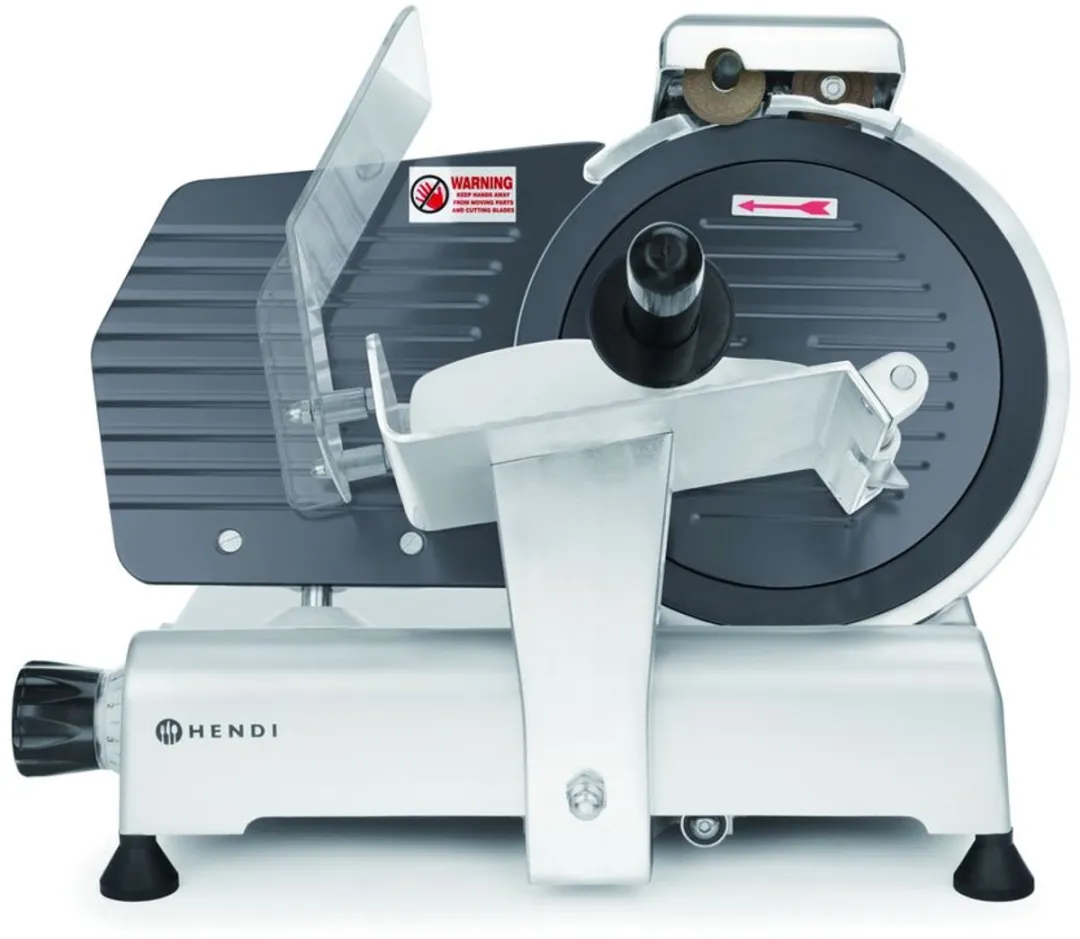 HENDI Keukenlijn 250 Snijmachine Vlees/Kaas - 150W - 25cm - Zilvergrijs
