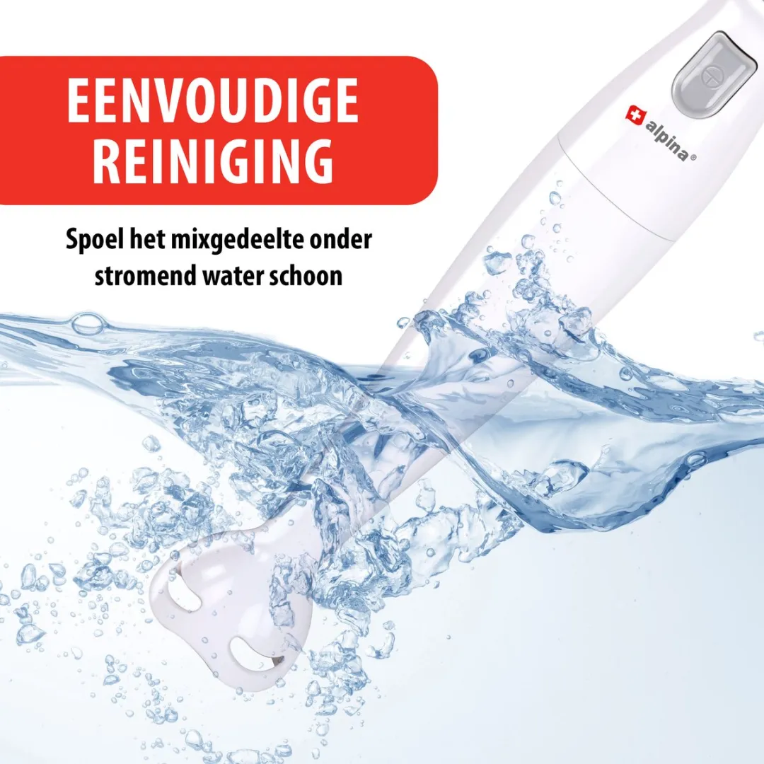 Alpina Staafmixer 150W - Roestvrijstaal