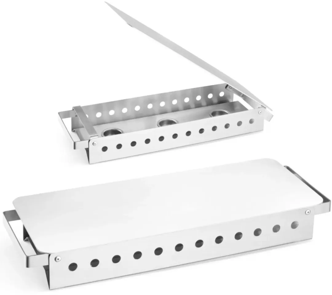 HENDI 463000 Schotelwarmer 3-pits - RVS - 450x180x65mm