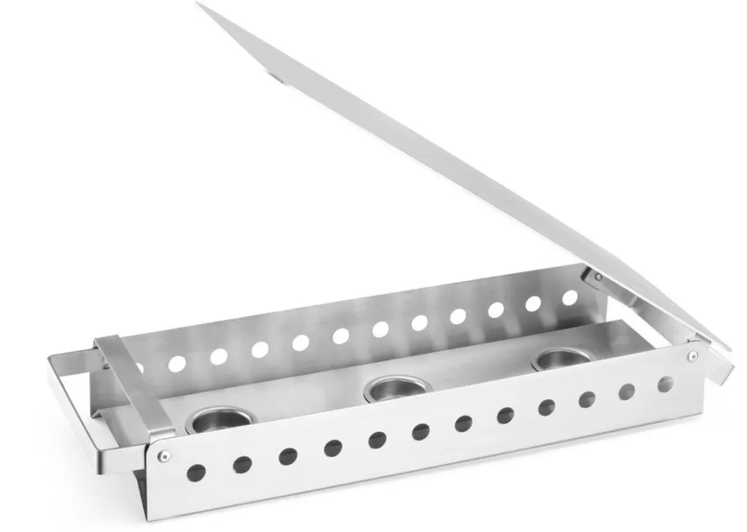 HENDI 463000 Schotelwarmer 3-pits - RVS - 450x180x65mm