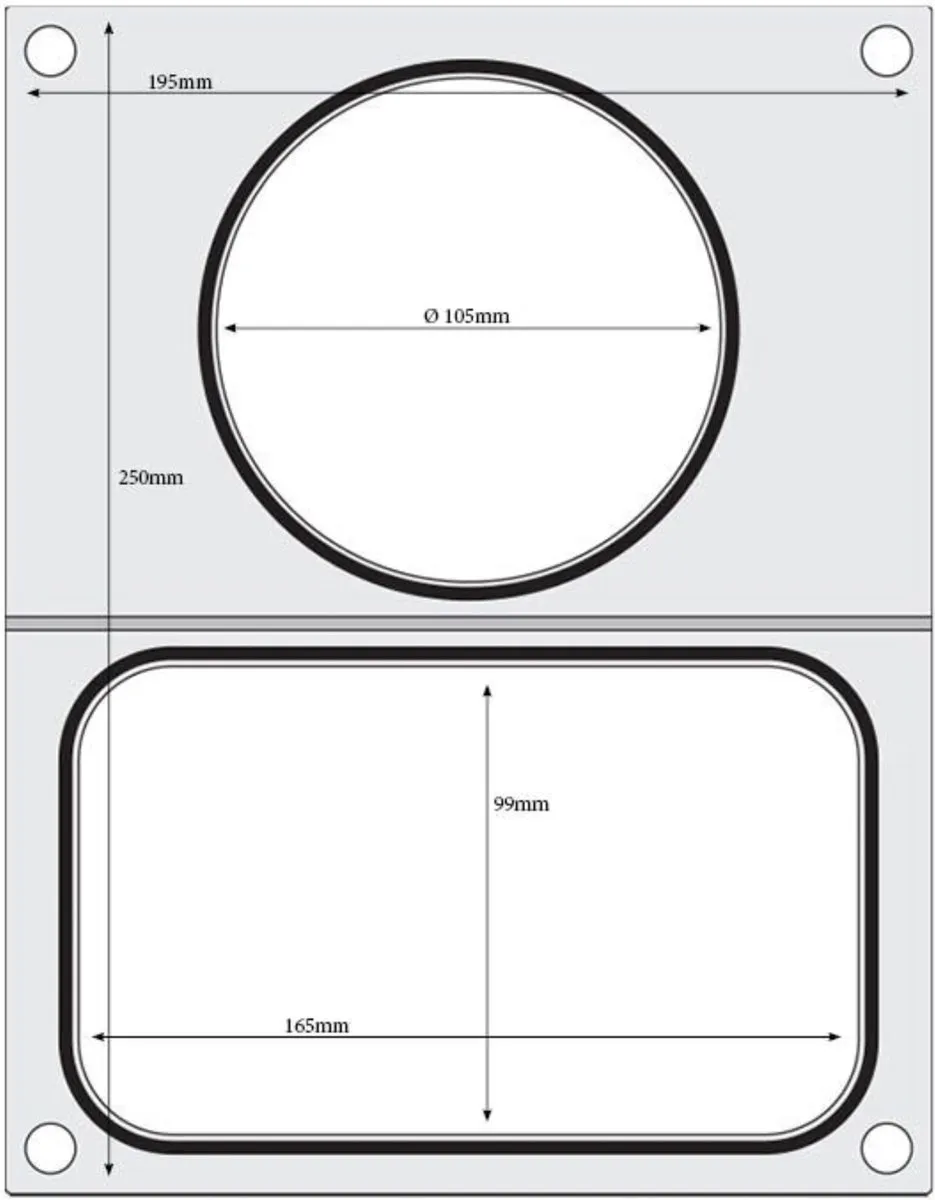 HENDI Matrix Traysealer - 2 Containers - RVS