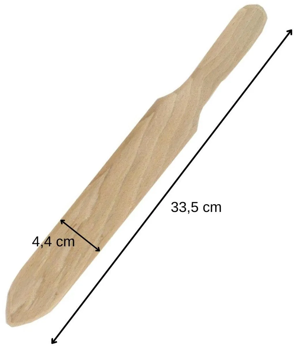 Fackelmann Houten Pannenkoekspatel 33,5cm - Drankje