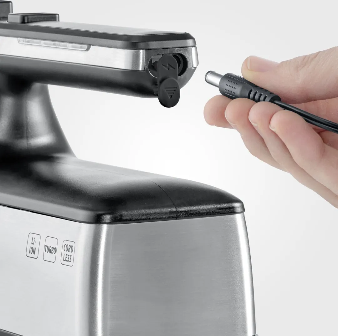 Severin HM 3843 Handmixer draadloos 100W - Zwart/RVS - afbeelding 3 van 6