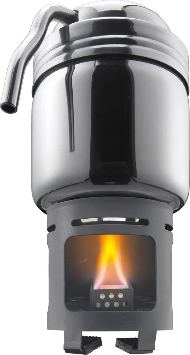 Esbit Koffiemaker Set 200ml - Solid Fuel - Zilver - afbeelding 6 van 6