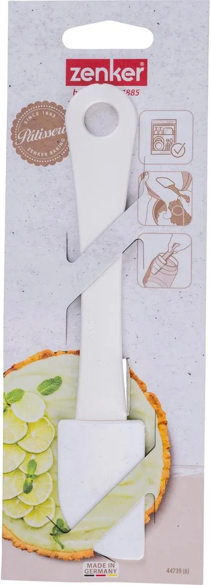Zenker 44739 Bakspatel - Wit - 18,5 cm