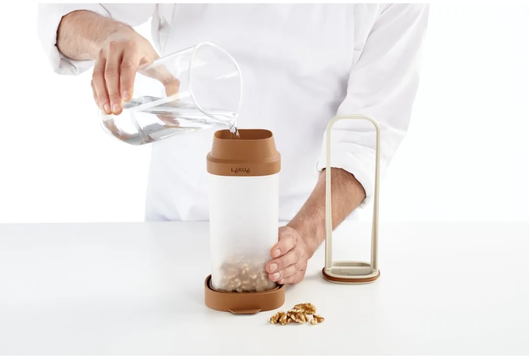 Lékué Veggie Drink Maker Vegan Melk Maker 1L - Terracotta Pink
