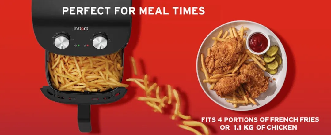 Instant Pot 4-in-1 Airfryer 3.8L - 1500W Zwart