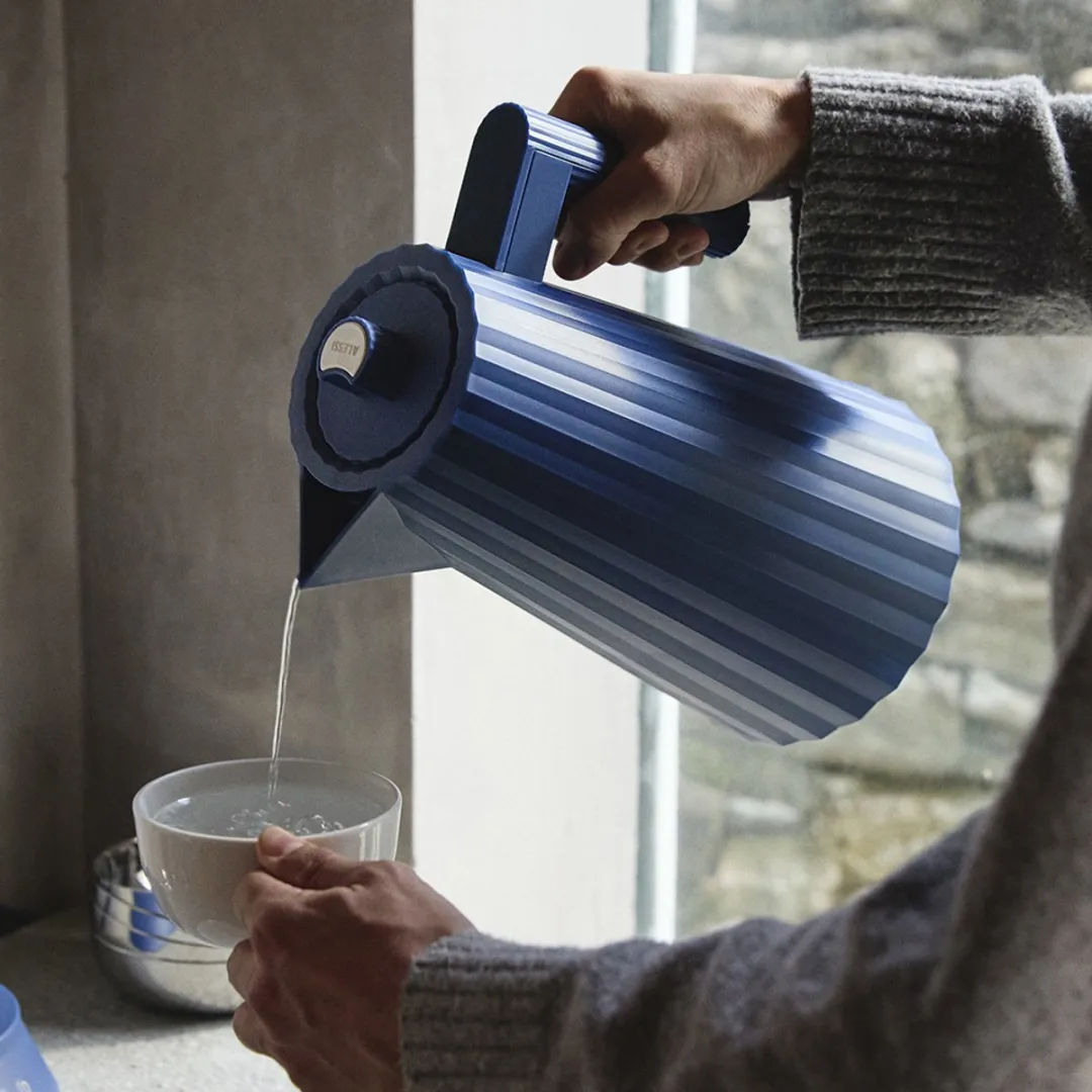 Alessi Plissé Waterkoker MDL06 - 1,7L - Blauw