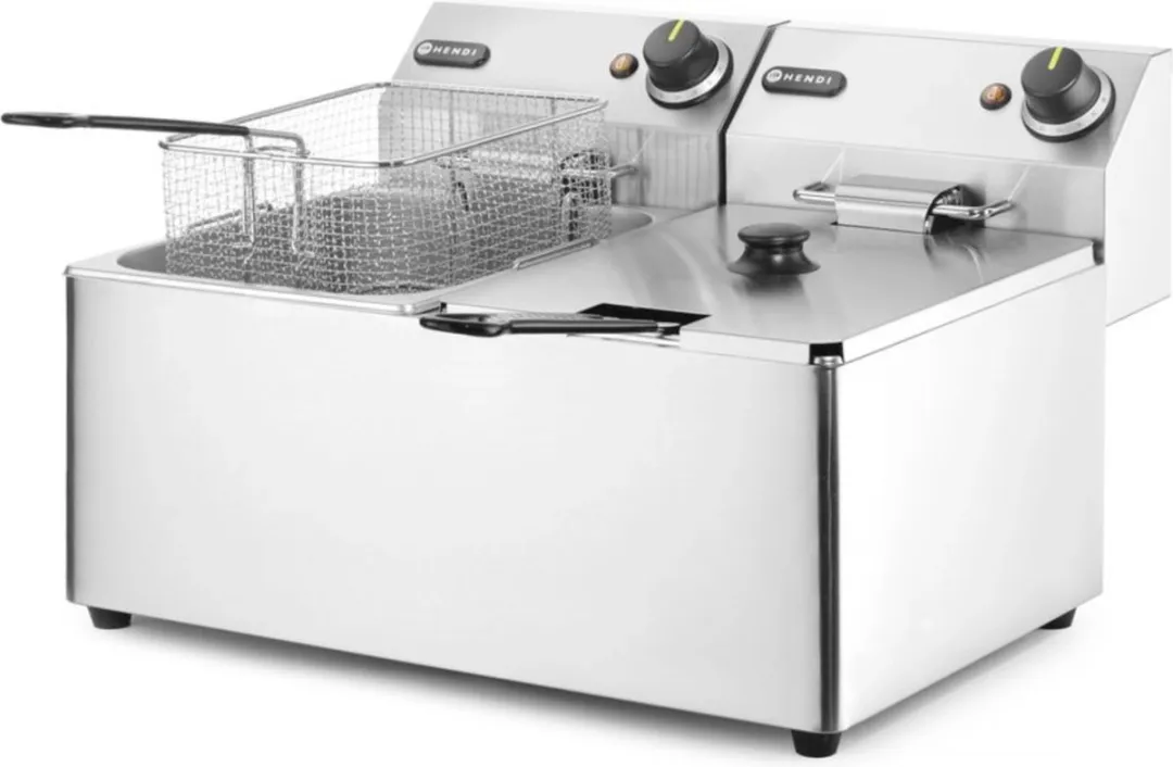 Hendi Dubbele Friteuse 2x8L