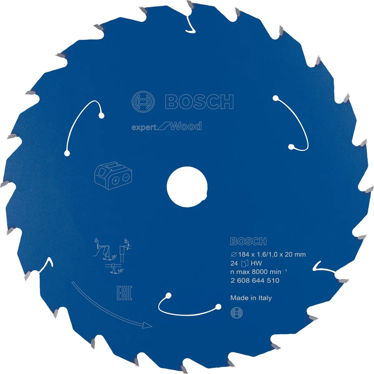 Bosch Expert 2 608 644 503 Cirkelzaagblad 160mm - 24 Tanden - afbeelding 6 van 6