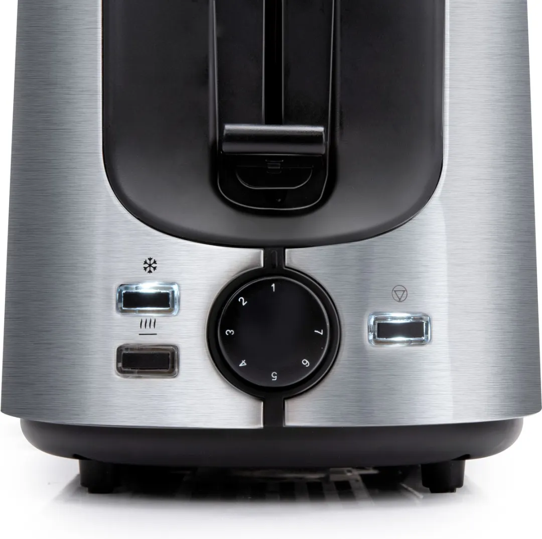 Alpina Broodrooster 1000W - 2 Sandwiches - Zilverkleurig