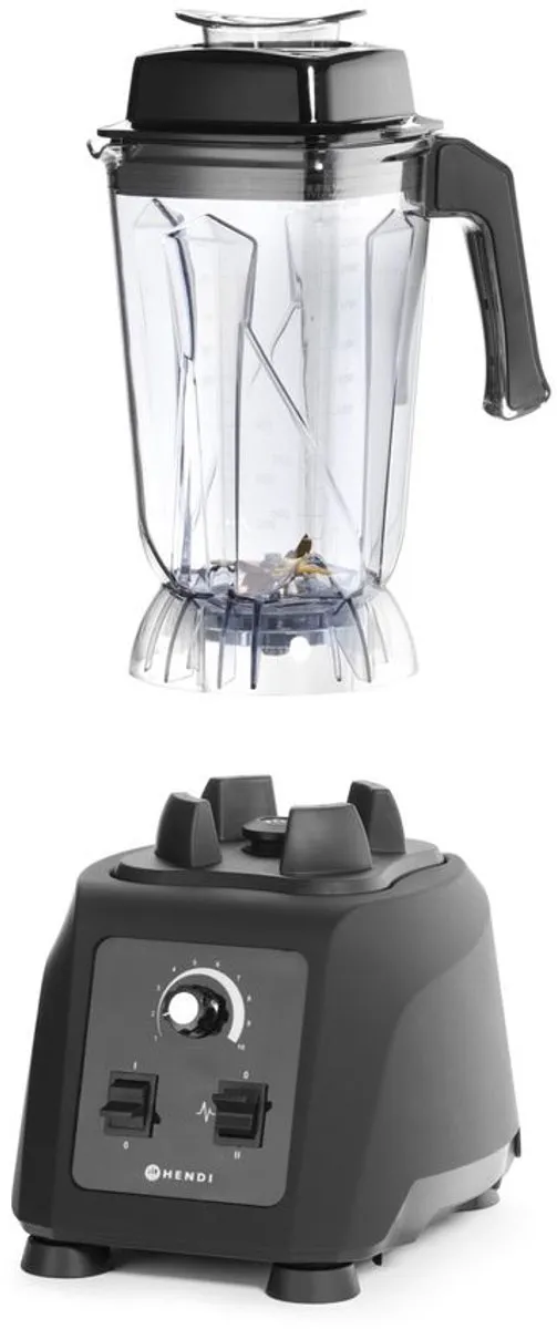HENDI Krachtige Blender 230213 - 1680W - 2,5L - Zwart