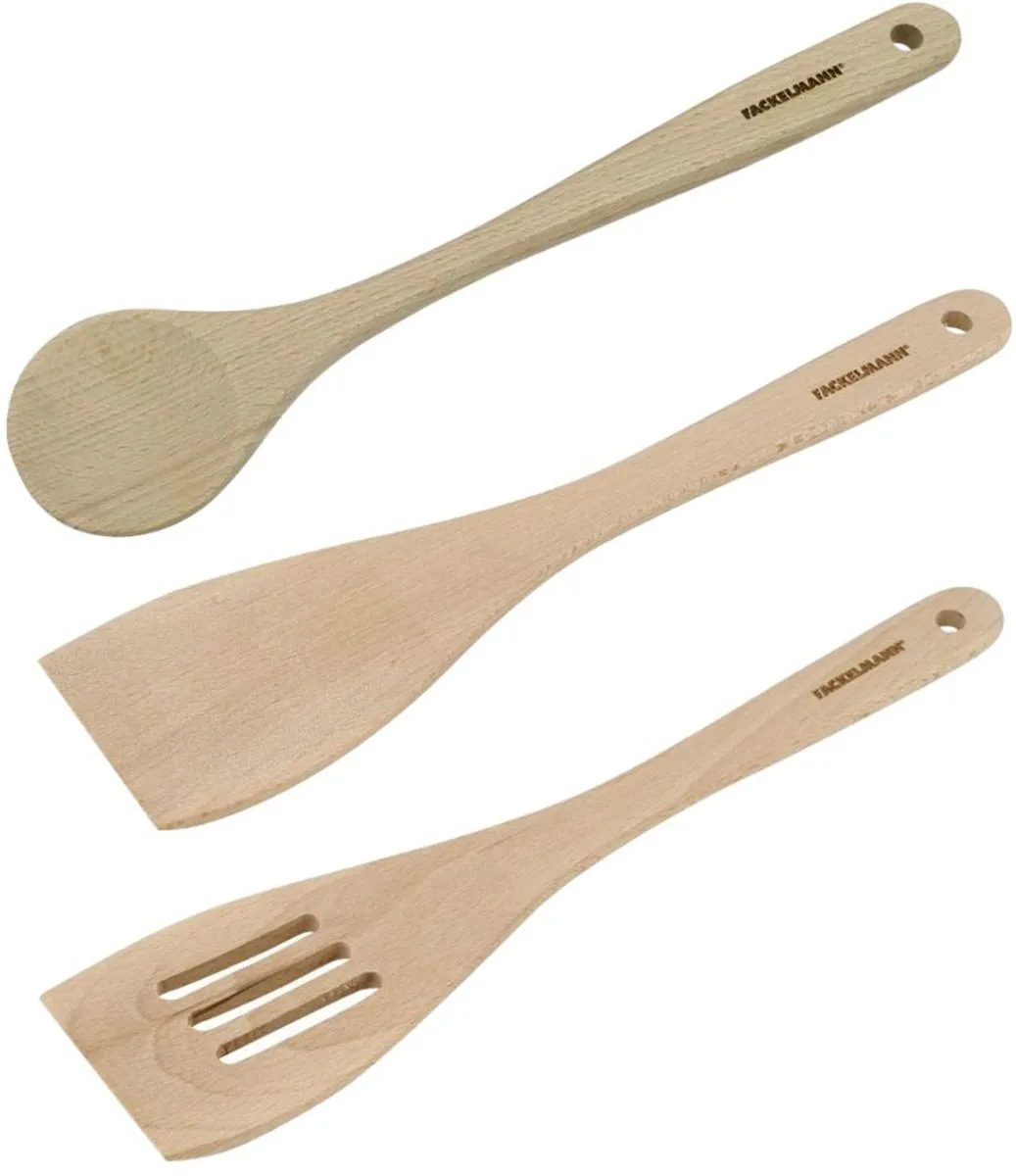 Fackelmann Houten Keukengerei Set 3-delig