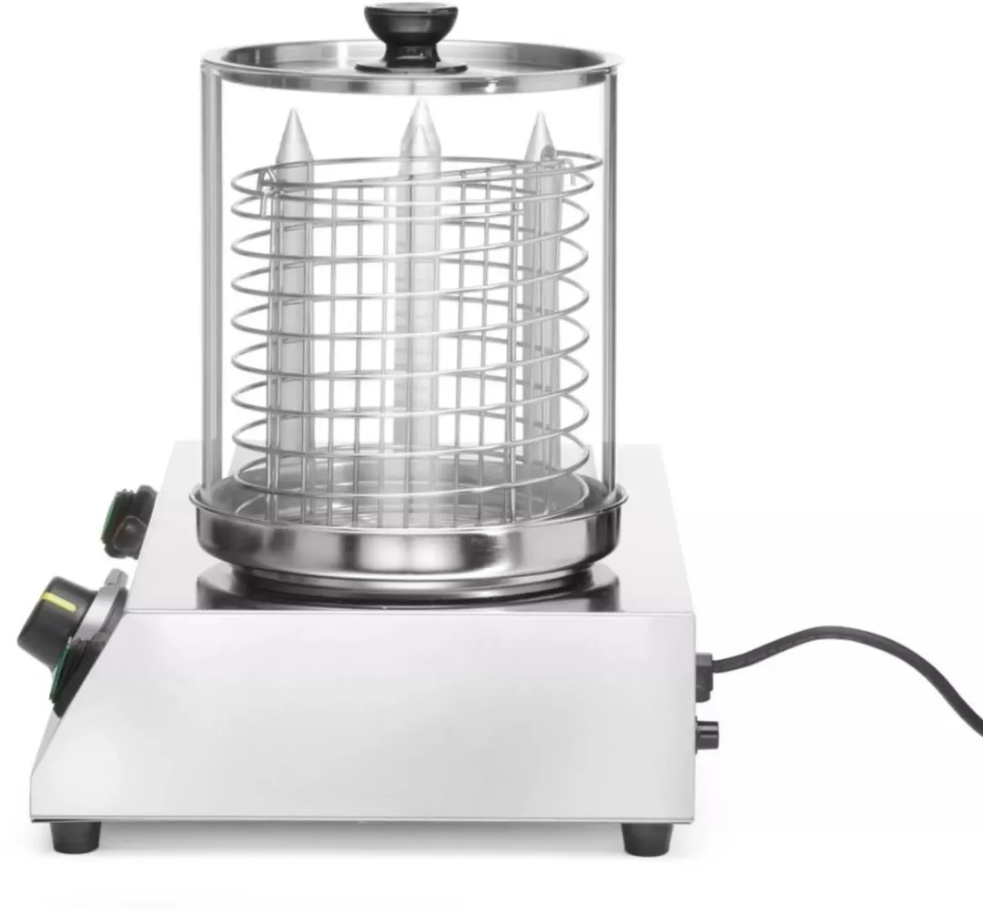 HENDI Worsten- en Broodjesverwarmer 550W - RVS - 50x31x39,5cm