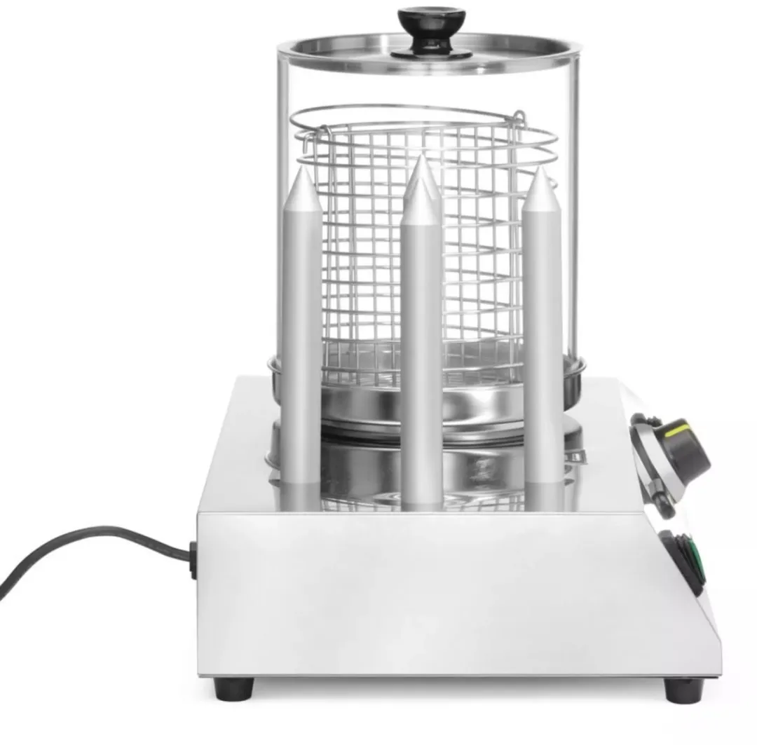 HENDI Worsten- en Broodjesverwarmer 550W - RVS - 50x31x39,5cm