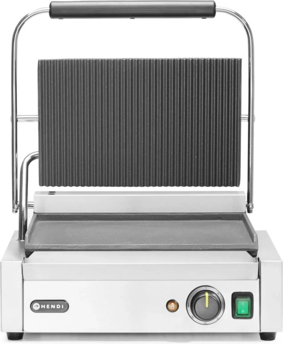 HENDI Contactgrill Panini HEN-263662 - 2200W - 340x230mm