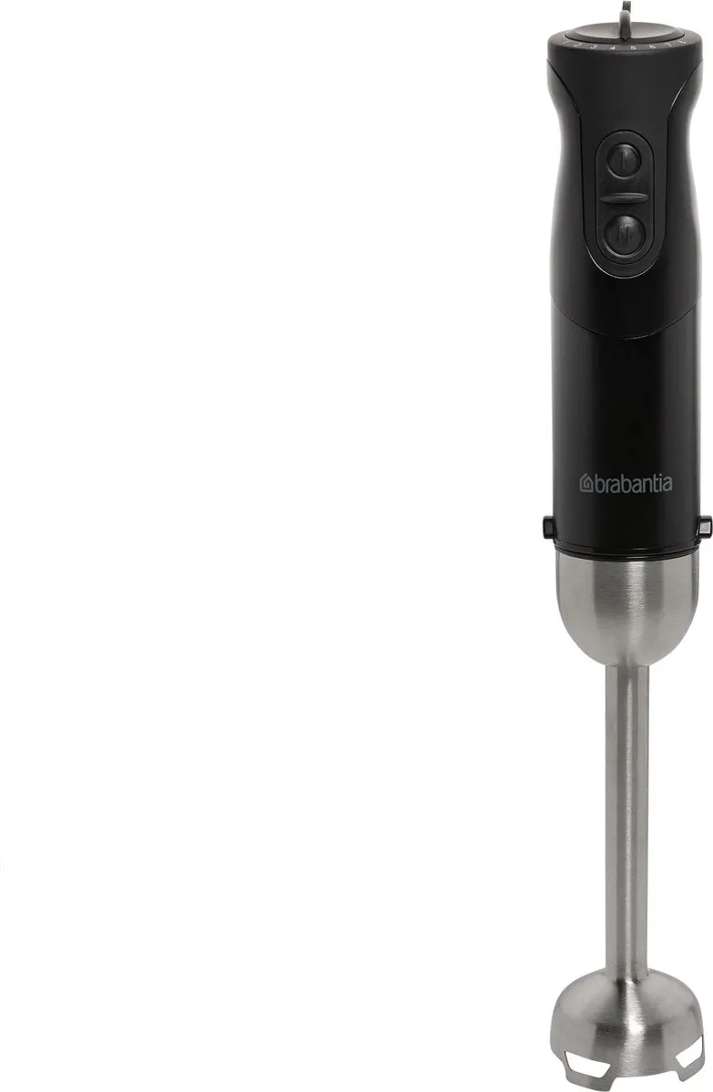 Brabantia BBEK1060MB Staafmixer 1000W - 8 Snelheden - Zwart