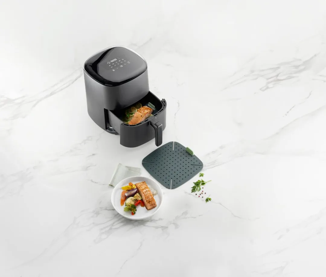 Lékué Airfryer Bakmat 887109 - Siliconen - Grijs