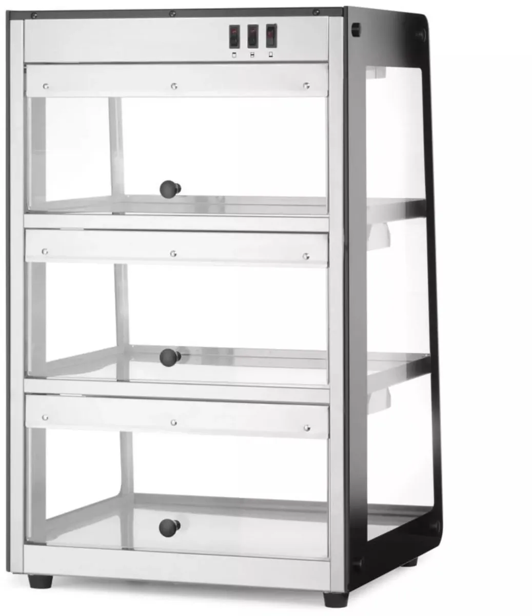 HENDI 273760 Warmhoudvitrine Opzetmodel - 500W - 472x447x775mm - Rvs - afbeelding 6 van 6