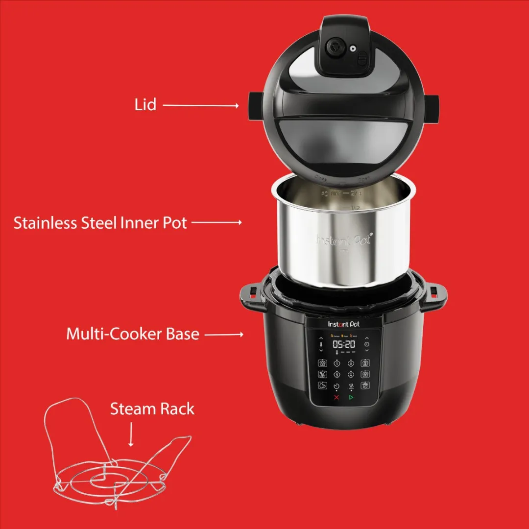 Instant Pot Rio Multicooker 5,7L - 1000W - Zwart