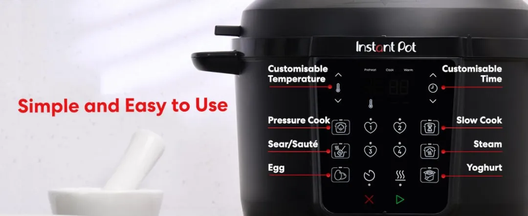 Instant Pot Rio Multicooker 5,7L - 1000W - Zwart