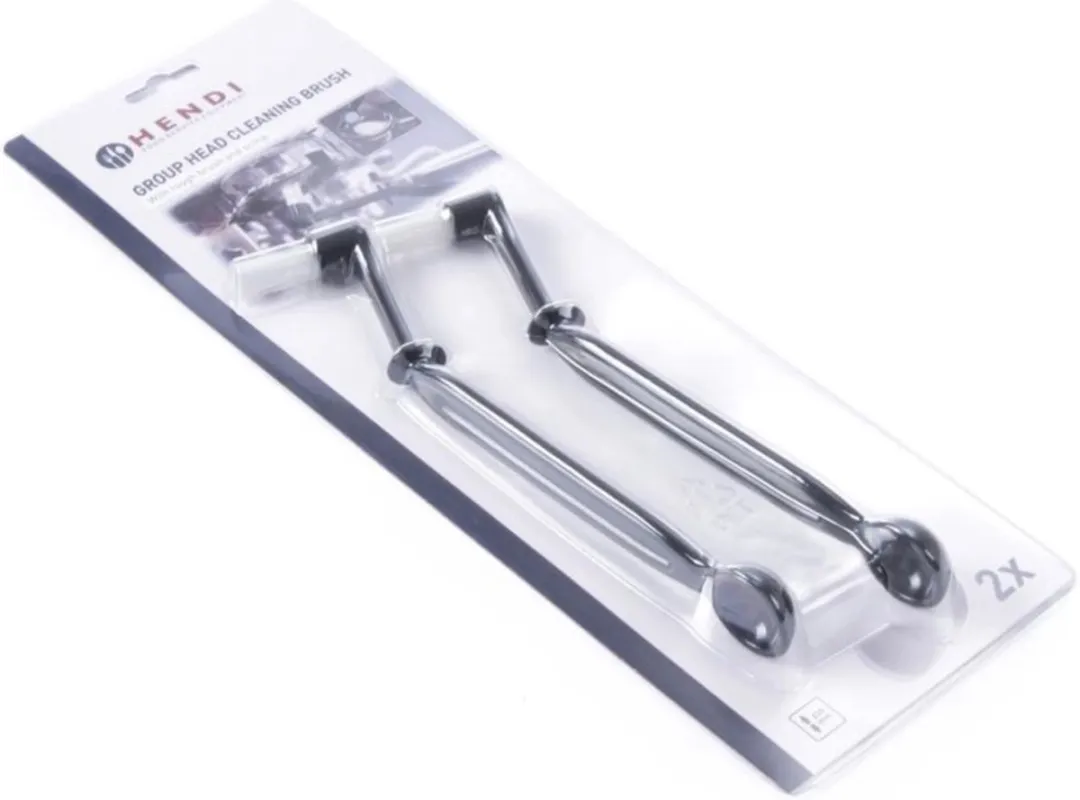 HENDI Zetgroepborstel met spatscherm 225mm - Set van 2
