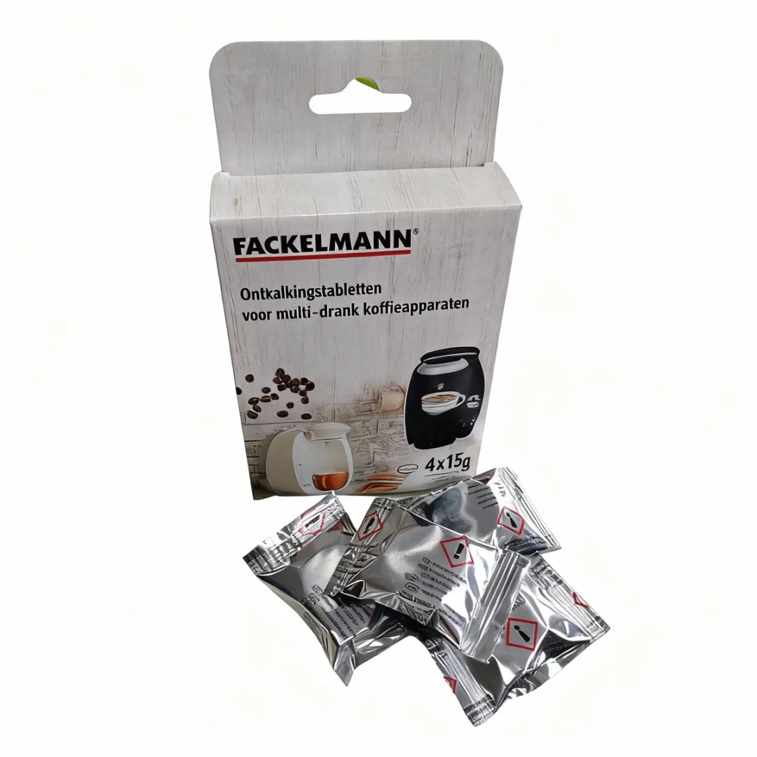 Fackelmann Ontkalkingstabletten Tassimo 129950 - 4 Stuks