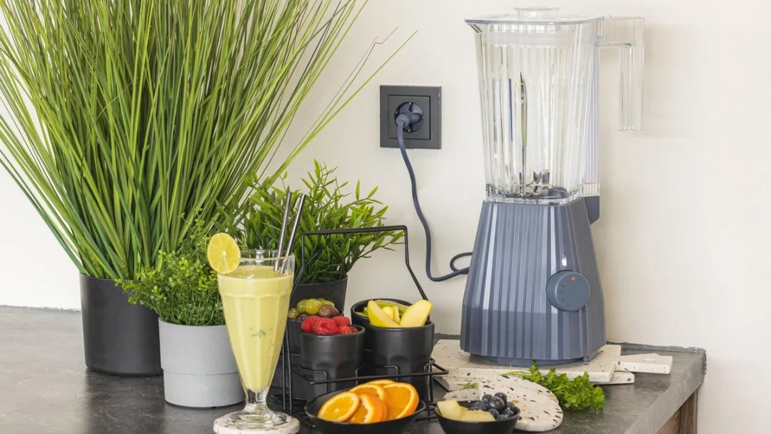 Alessi Plissé Blender 700W - 1.5L - Grijs